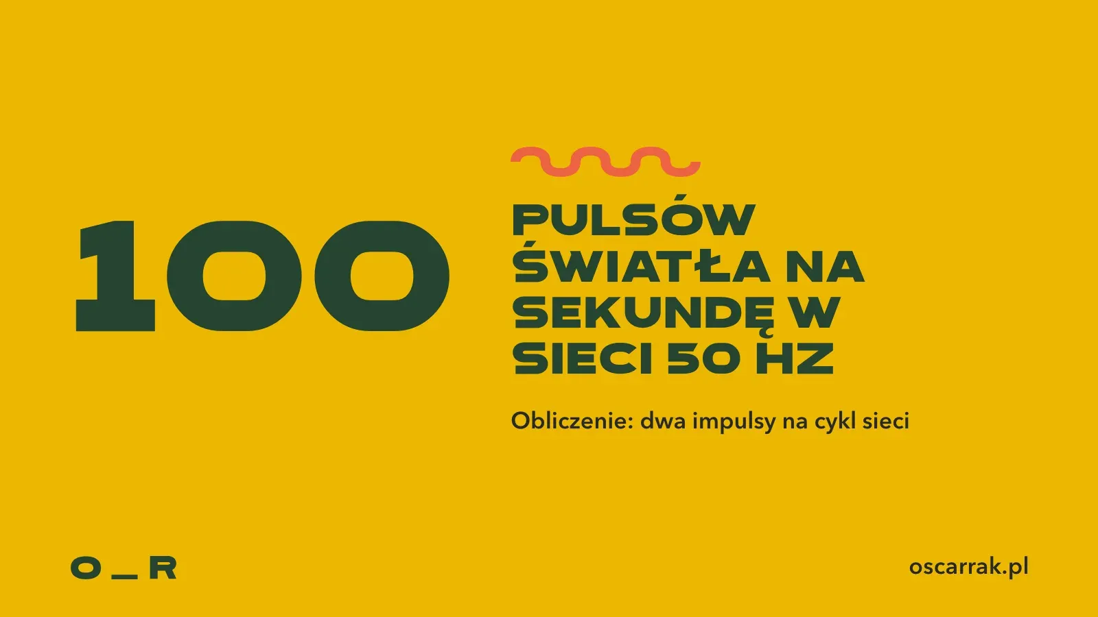 Liczba 100: tyle razy na sekundę potrafi pulsować tania lampa zasilana z sieci 50 Hz