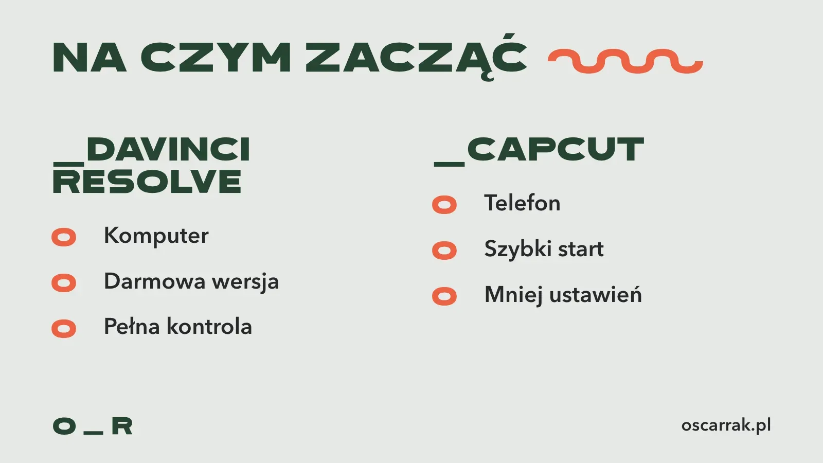 Porównanie DaVinci Resolve i CapCuta na start nauki montażu: Resolve na komputerze z pełną kontrolą, CapCut na telefonie z szybkim startem